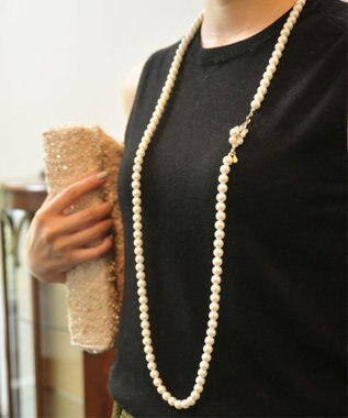 Phoebe ブルーミングロングパールネックレス ゴールド
