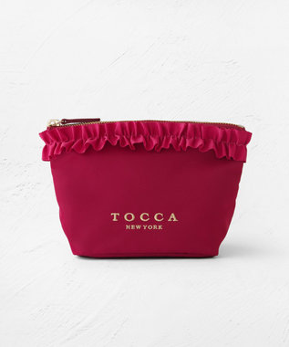 TOCCA 【撥水】FRILL GARLAND NYLON POUCH ポーチ