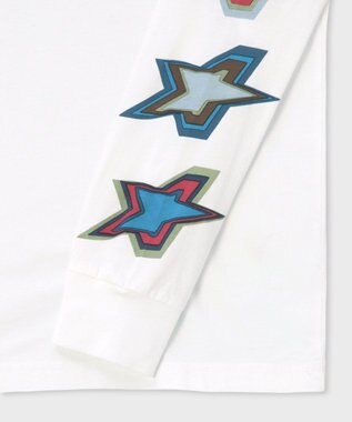 Paul Smith Neon Stars 長袖Tシャツ ホワイト