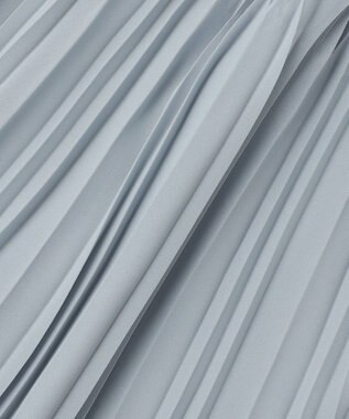 ICB ライトジョーゼットプリーツ スカート スモーキーサックス