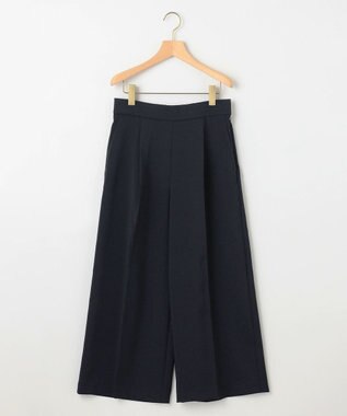 組曲 L 【ストレッチ・イージーケア】オシャクロス ガウチョパンツ ネイビー系