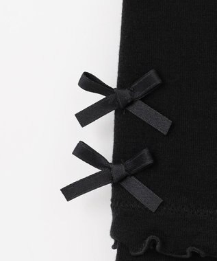 組曲 KIDS 【110-140㎝】なめらかタッチ レギンス ブラック