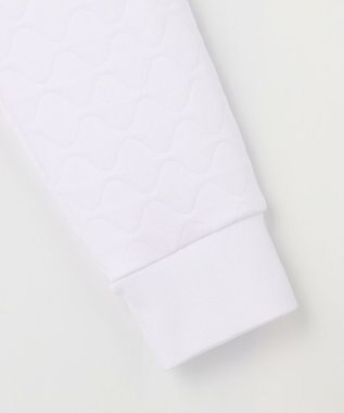 23区GOLF 【MEN】ウェーブキルトジャガードプルオーバー ホワイト系