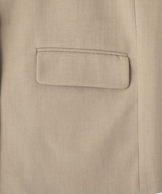 CRAFT STANDARD BOUTIQUE ＜セレモニー＞カットアウトデザインテーラードジレ Beige