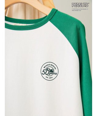 AMERICAN HOLIC ラグランフォトプルオーバー／ＰＥＡＮＵＴＳ Green