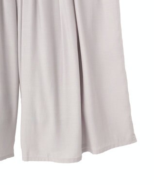 Green Parks 接触冷感シルキータッチローンスカーチョ Gray Beige