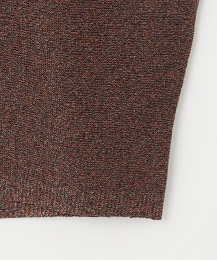 自由区 【カタログ掲載】カラーミックスラメ カーディガン ローズ