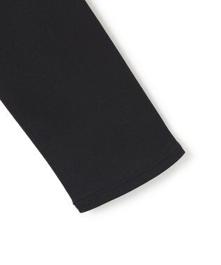 ICB L 【洗える】 PlaXフィラメントジャージー シアーコンビカットソー ブラック系