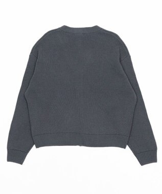 WEGO 【ユニセックス着用ITEM/MLサイズ展開】クロップドカーディガン ブルーその他