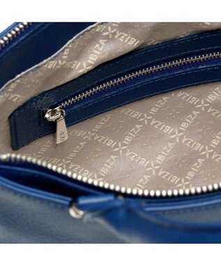 IBIZA リンピード　牛革　2WAYバッグ ライトグレー