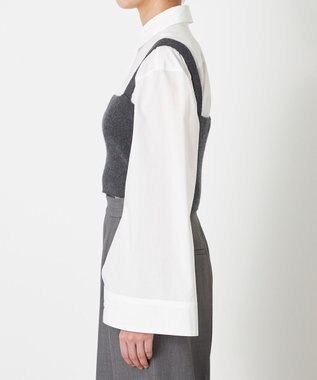 NAVE 【Nave】ウールカシミヤ ビスチェ グレー系