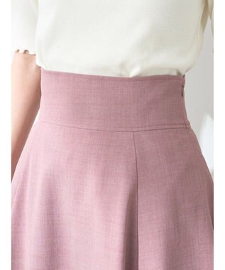 earth music&ecology バックレースアップスカート Pink