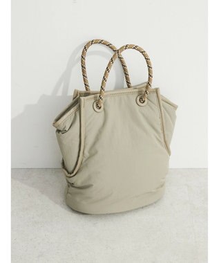 Green Parks ・Ｃｕーｓｈｕｔ　ロープボンディング２ＷＡＹトート Gray Beige