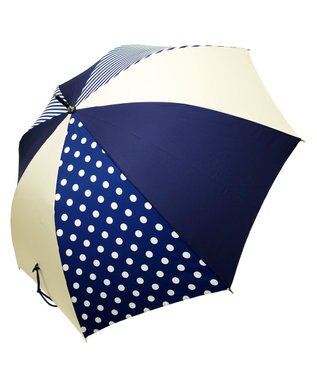 +RING レディース向け プラスリング 長傘 60cm NVY T1374