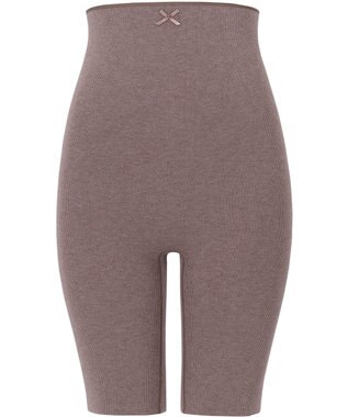 Wing 腹巻き付きオーバーパンツ あたたかい 薄手 アウターにひびきにくい ひざ上丈 毛パン 秋 冬 ER0812 ウイング／ワコール