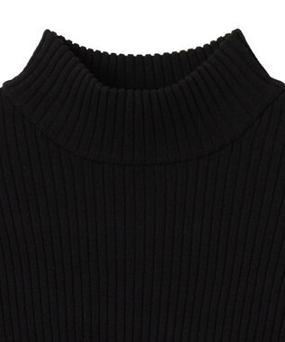 WEGO リブハイネックショートニット ブラック