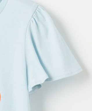 ANY KIDS 【温度で色が変わる】接触冷感 しろくま ミラクルプリント Tシャツ サックスブルー