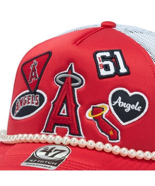 WEGO 【ユニセックス着用ITEM】＇47　HITCH　FM　MLB　TRENDY　TEAM レッド
