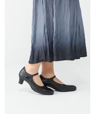 ASICS WALKING ペダラウォーキングシューズ 2E ヒール高4.5cm ブラック系