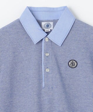 J.PRESS KIDS 【140-170cm】カノコ ライク 半袖ポロシャツ ブルー系