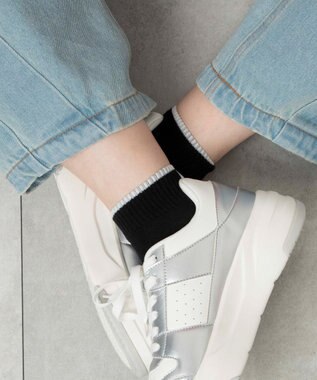 WEGO ラインショートソックス