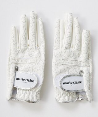 FILA GOLF／marie claire 【marie claire SPORT】 mc柄両手グローブ ホワイト