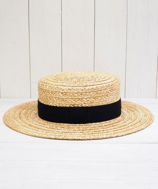 石田製帽 【UNISEX】ビンテージストローレース  キャノチエ ナチュラル