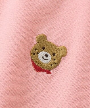 MIKI HOUSE HOT BISCUITS 【70-120cm】【Everyday Series】ワンポイント 半袖Tシャツ ピンク