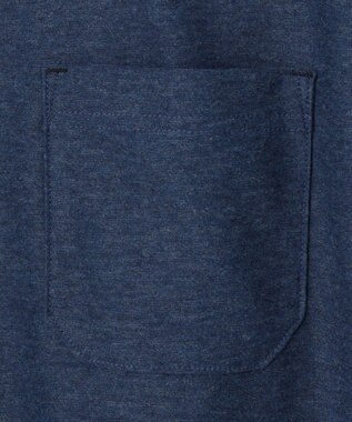 JOSEPH ABBOUD MOUNTAIN 【SPACE／UNISEX】オーガニックスラブプレーティング天竺 ポロシャツ ブルー系