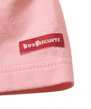 MIKI HOUSE HOT BISCUITS 【70-120cm】【Everyday Series】ワンポイント 半袖Tシャツ ピンク