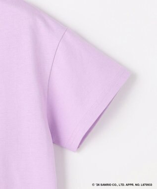 ANY KIDS 【サンリオキャラクターズ×ANY KIDS】ひんやり ミラクルスパンコール Tシャツ クロミ×ラベンダー