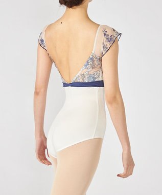 Chacott フレンチスリーブレオタード ブルー