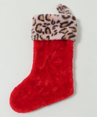 WEGO クリスマスレオパードくつした ピンク