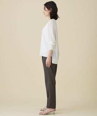 自由区 L ファインゲージスパングルプルオーバー ニット オフ