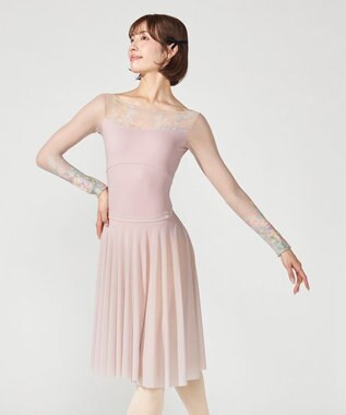 Chacott ロングスリーブレオタード ベビーピンクＰＴ