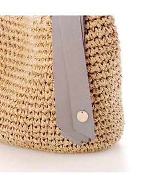 UNBILLION カシュカシュ cachecache / 下がりグログランクロッシェ2wayミニトート GY