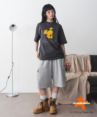 WEGO 【ユニセックス着用ITEM】GARFIELDグラフィックT（SS） スミクロ