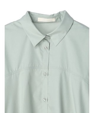 Green Parks ・ｆｕｒｒｙ　ｒａｔｅ　変形キリカエシャツチュニック Gray