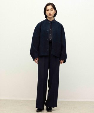 NAVE 【ReNAVE】ウォッシャブルツイル シャツ ネイビー系