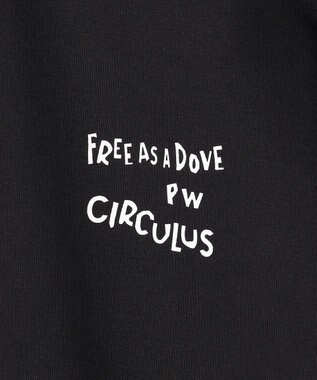 PW CIRCULUS 【MEN】ハーフジップ 裏毛スウェットトップス ゴルフ ブラック系