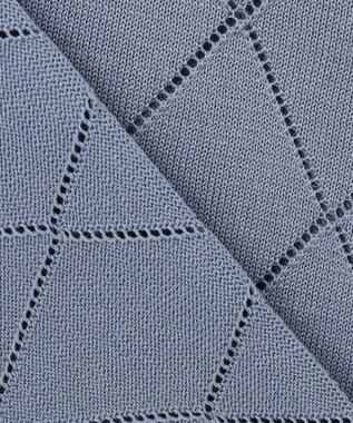 J.PRESS LADIES 【洗える・抗菌防臭】COTTON POLYESTER ポロ ニット ソフトブルー系