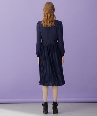 TOCCA 【洗える！】STAIRWAY ドレス ネイビー系