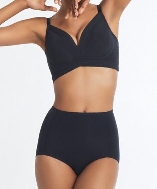 BRADELIS New York 【BRADELIS Me / ノンワイヤー・バストアップ】 BRADELIS HUGMEコットンブラ ブラック