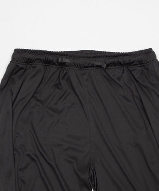 WEGO 【機能性パンツ/ウエストゴム】サルエルパンツ ブラック中濃色
