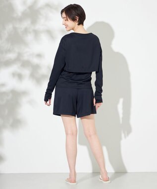 HELLY HANSEN 【UVカット・耐海水・耐塩素】シャルムラッシュガード3ウェイトップス ブラック