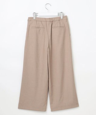 J.PRESS LADIES L 【洗える】T/Rウォッシャブルギャバ マリン パンツ ベージュ系