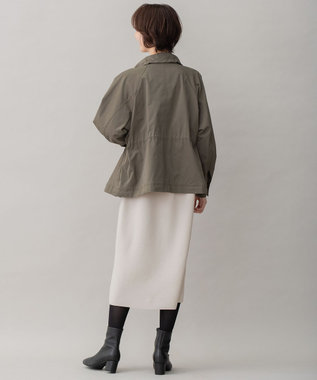 自由区 L 【撥水加工/洗える】キルトコンビアウター ダークブラウン系