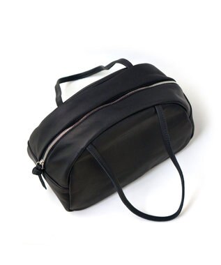 FOLNA RD ソフトレザーボストンバッグ S-SIZE ブラック