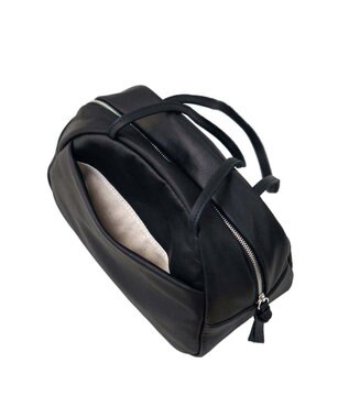 FOLNA RD ソフトレザーボストンバッグ S-SIZE ブラック