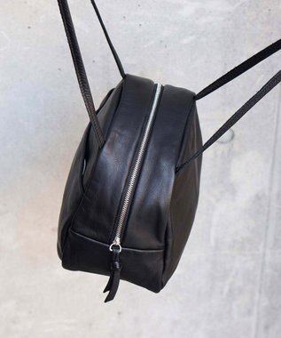 FOLNA RD ソフトレザーボストンバッグ S-SIZE ブラック